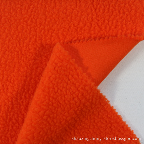 Hot Selling 100% Polyester Soft Handfeeling Plain Drable Berber Fleece for Coat and Jackect